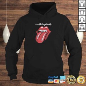 Hoodie Rolling Stones Official Script Tongue Raglan Baseball Tee