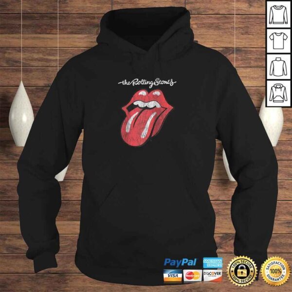 Rolling Stones Official Script Tongue Raglan Baseball Tee - Image 4