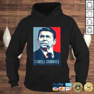 Hoodie Ronald Reagan President i smell commies american apparel TShirt Gift