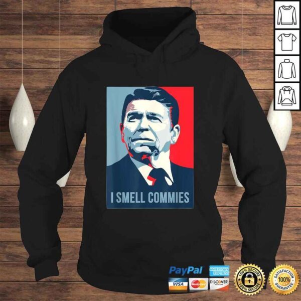 Ronald Reagan President i smell commies american apparel TShirt Gift - Image 4