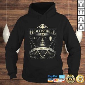 Hoodie Roswell 1947 Alien Shirt Vintage Style UFO Area 51