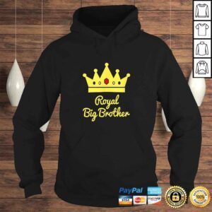 Hoodie Royal Big Brother Little Royal Prince Baby Shower TShirt 1