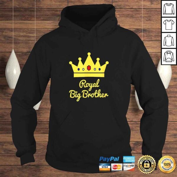 Royal Big Brother Little Royal Prince Baby Shower TShirt - Image 4