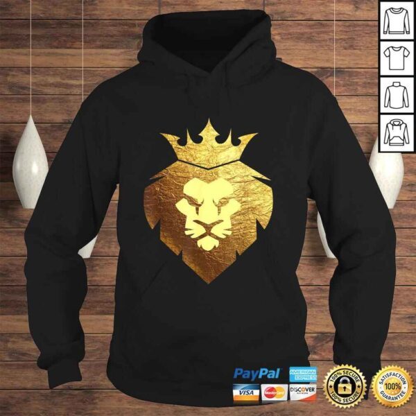 Royal Leo King Lion Crown Shirt-King of the Jungle Gift Top - Image 4