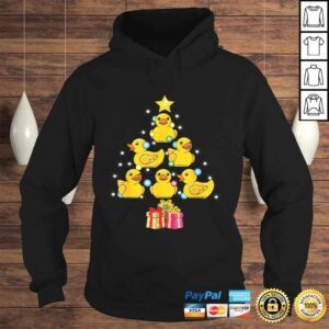 Hoodie Rubber Duck Christmas Tree Duckie Quack Christmas in July TShirt