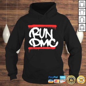 Hoodie Run DMC Official Graffiti Logo VNeck TShirt