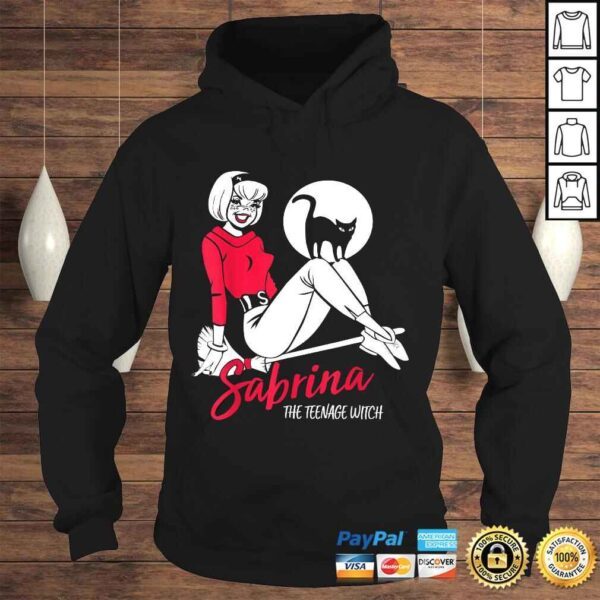 Sabrina The Teenage Witch on Broom T-shirt - Image 4