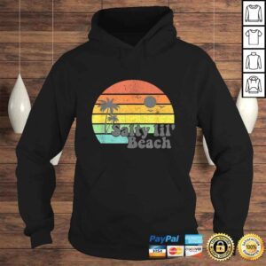 Hoodie Salty Lil Beach Retro Vacation Funny Summer Quote Women Tee TShirt