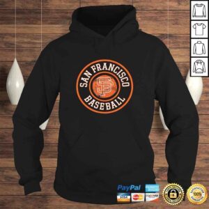 Hoodie San Francisco Baseball Vintage Cali SF Baseball Badge Shirt