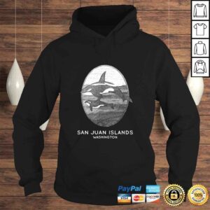 Hoodie San Juan Islands Orca Whale Shirt For Killer Whale Lovers