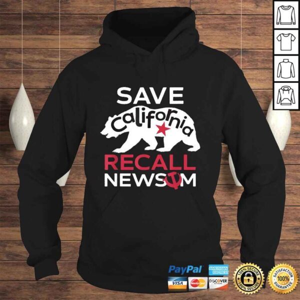 Save California Recall Newsom Conservative Political Shirt - Image 4