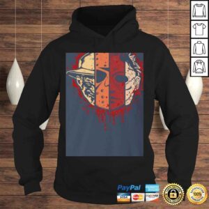 Hoodie Scary Face Halloween Michael Horror Jason Penny Creepy Evil Halloween Clown Squad Shirt VNeck