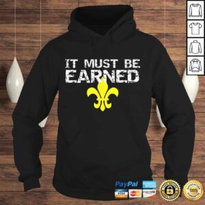 Hoodie Scouting Graphic It Must Be Earned Scout Symbol TShirt