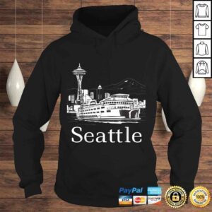 Hoodie Seattle Shirt Space Needle Island Ferry TShirt Gift