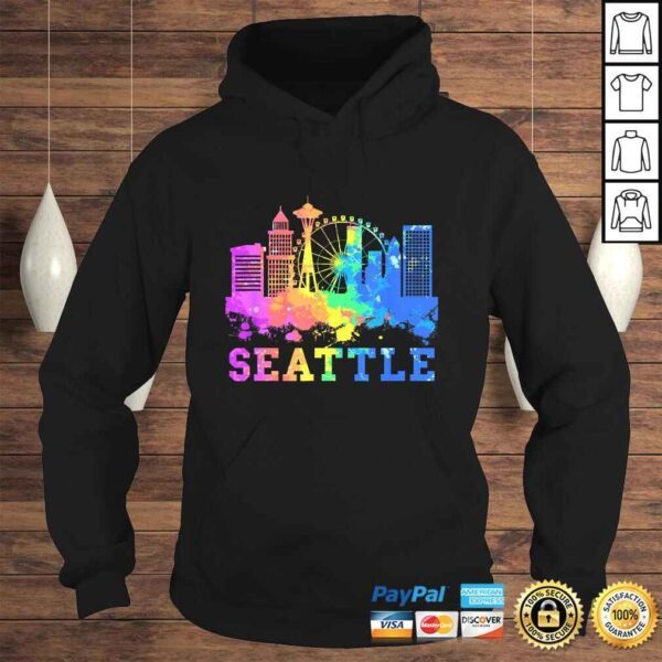 Seattle Washington Skyline Watercolor Souvenir Gift Seattle Gift Top - Image 4