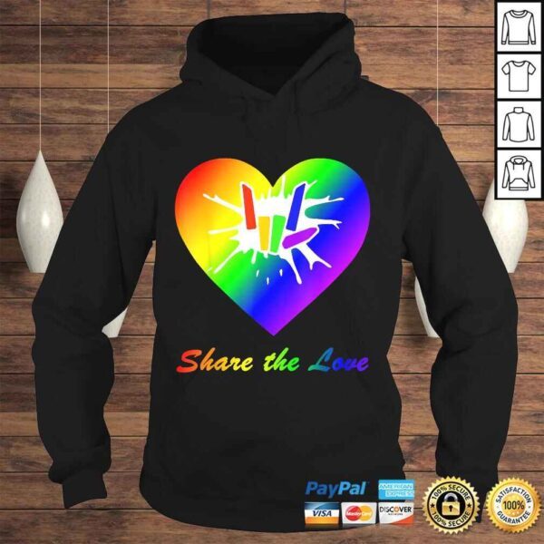 Share Love Cute Shirt for Youth Gift TShirt - Image 4