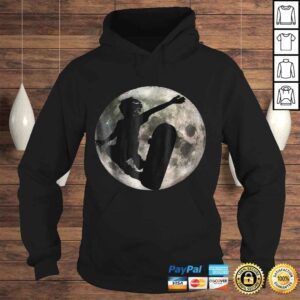 Hoodie Skateboard Kick Flip Shirt Silhouet Fool Moon Skateboarder