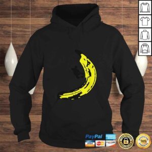 Hoodie Skateboarding On A Banana Tee Shirt