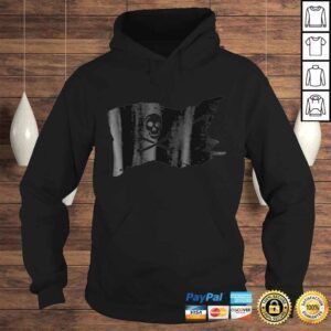 Hoodie Skull Pirate Flag Shirt jolly roger Crossbones Tee