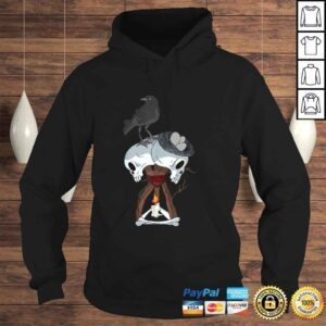 Hoodie Skull hex Crow video game Shirt