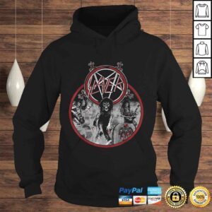 Hoodie Slayer Live Undead Pentagram Tshirt