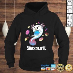 Hoodie Snaxolotl Shirt Funny Kawaii Axolotl Shirt Food Lover Tee TShirt