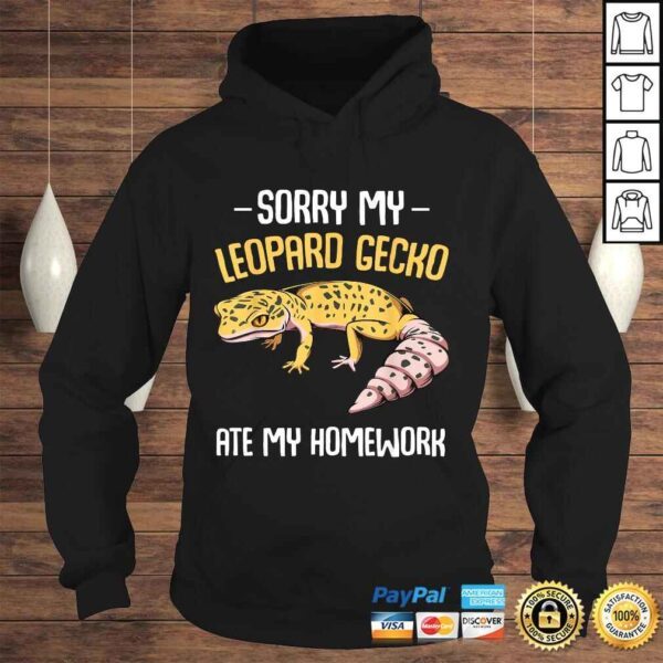 Sorry My Leopard Gecko Ate My Homework Cute Adorable PeShirt - Image 4