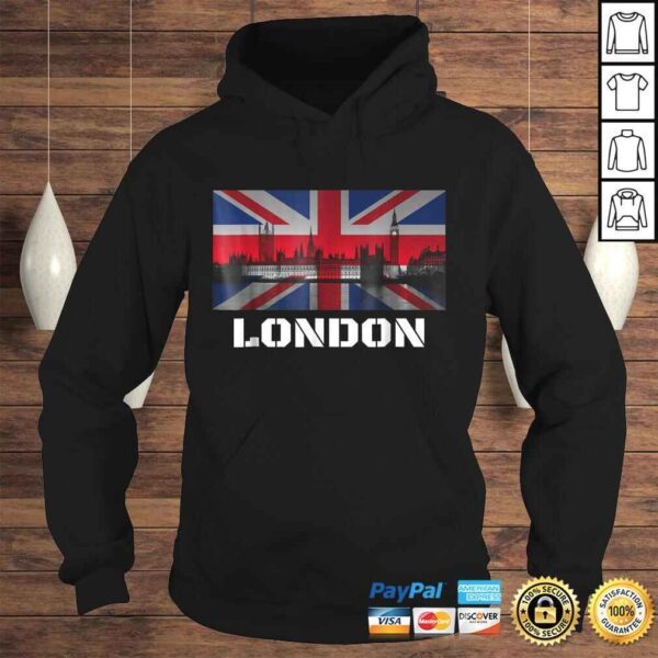 Souvenir London Shirt City Vintage UK Flag British Tee - Image 4