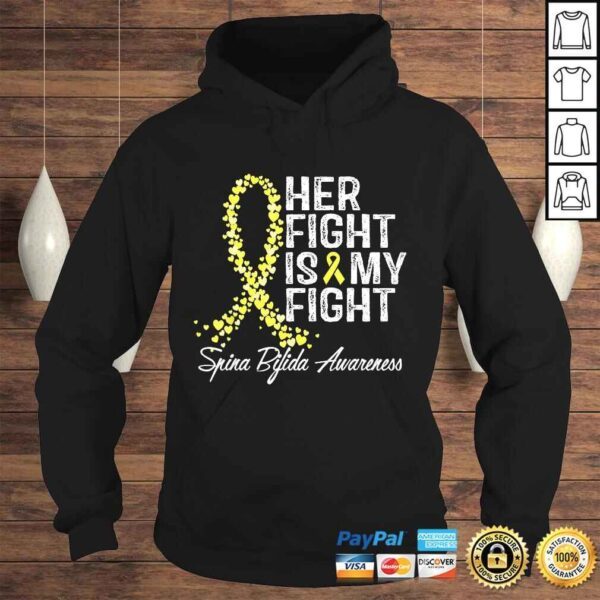 Spina Bifida Awareness Shirt Her Fight TShirt - Image 4