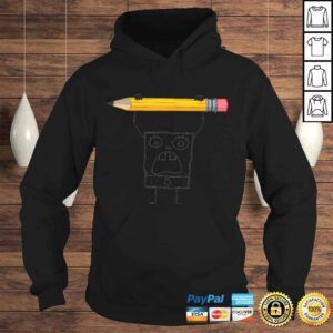 Hoodie SpongeBob SquarePants DoodleBob Pencil Rage TShirt