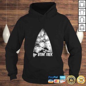 Hoodie Star Trek Original Series Crew Insignia Logo TShirt