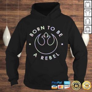 Hoodie Star Wars Born To Be A Rebel Rainbow Graphic TShirt