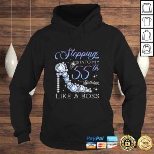 Hoodie Stepping Into 55th Birthday Born 1965 Gifts 55 Years Old Shirt