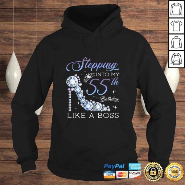 Stepping Into 55th Birthday Born 1965 Gifts 55 Years Old Shirt - Image 4