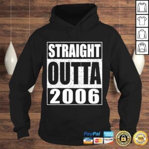 Hoodie Straight Outta 2006 Shirt 14th Birthday VNeck TShirt