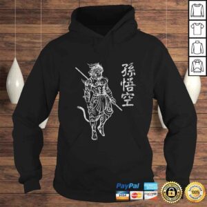 Hoodie Sun Wukong Monkey King Shirt Chinese Characters Letters