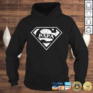 Hoodie Super Papa Shirt Fun Fathers Day Gifts for Dad Gift Top