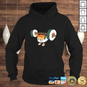 Hoodie Sushi Weight Lifting Art Japanese Food Gym Cute Gift Gift Top