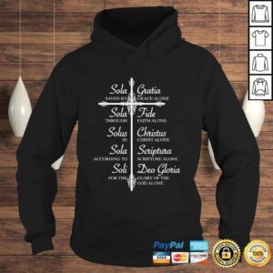 Hoodie The Five Solas Shirt Cute Christian MovemenShirt Gift