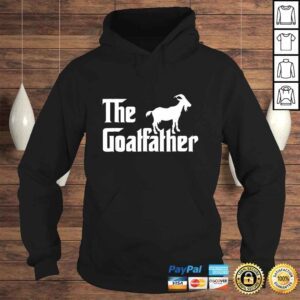 Hoodie The Goatfather Funny Goat Father Lover Shirt Gift 1