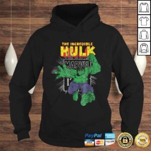 Hoodie The Incredible Hulk Retro Comic Book Stamp Logo TShirt Gift