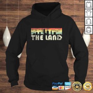 Hoodie The Land Shirt Cleveland CLE Skyline 70s Retro Vintage