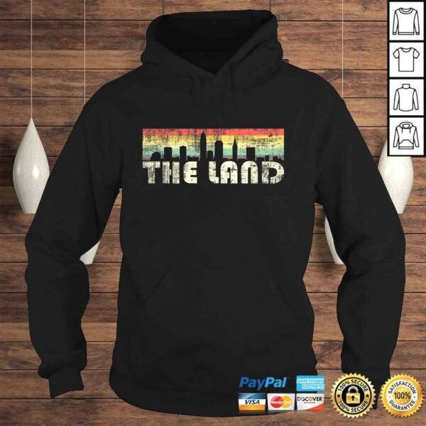 The Land Shirt Cleveland  CLE Skyline 70s Retro Vintage - Image 4