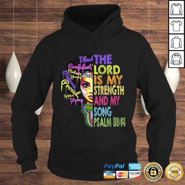 The Lord is My Strength and My Song African Christian Gift TShirt - Image 4