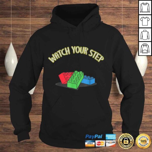 Toy Brick Watch Your Step T-shirt - Image 4