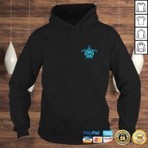 Hoodie Tribal Hawaiian Maori Sun Sea Turtle TShirt