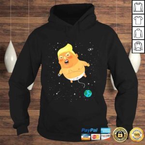 Hoodie Trump Baby Space Blimp Funny AntiTrump Gift Top