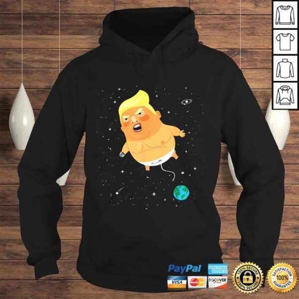 Trump Baby Space Blimp Funny AntiTrump Gift Top - Image 4