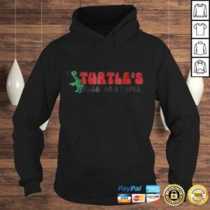 Hoodie Turtles Records Tapes Distressed TShirt