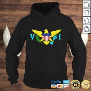 Hoodie USVI Shirt US Virgin Islands Flag Gift Tee